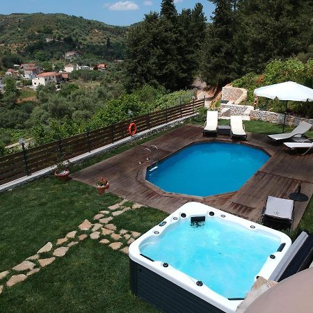 Ampelos Cretan Villa - Private Pool & Heated Ozone Jacuzzi Jerólakosz Kültér fotó